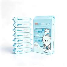 4入裝迷你可沖水濕廁紙，柔軟可洗滌，便攜口袋尺寸，適合日常、戶外與旅行使用 - 多色 - 查看 6