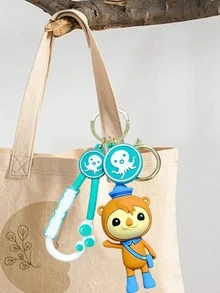 Octonauts Rhythm Car Model Children's Toy Keychain Backpack Accessory Gift PVC Pendant Student Backpack Gift Car Dashboard Bell Decoration Hanging Ornament - Multicolor - View 18