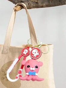 Octonauts Rhythm Car Model Children's Toy Keychain Backpack Accessory Gift PVC Pendant Student Backpack Gift Car Dashboard Bell Decoration Hanging Ornament - Multicolor - View 13