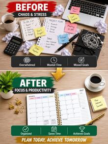2027-2030, 4-Year Long-Term Monthly Calendar Planner, 48 Months, 208 Weeks Planner/Monthly Planner Notebook, Suitable For Work And Home, Back To School Supplies, Office Desk Accessories And Home Essentials - A - View 3