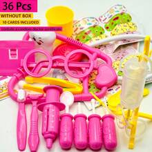 31/36/53/70 Pcs Doctor Game Puzzle Set (Children's Version) [Pink] - Pink - View 10