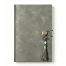 1pc/Set Personalized Tassel Notebook, Replaceable Inner Pages PU Leather Journal, Customized Name And Birthday Floral Design, Bridesmaid, Birthday And Mother's Day Women's Gift, Bullet Journal, Customized Planner - Multicolor - View 15