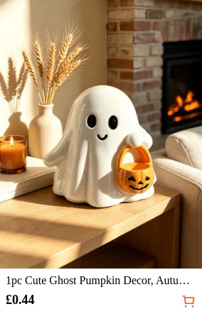 1pc Cute Ghost Pumpkin Decor...