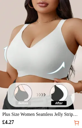 Plus Size Women Seamless Jelly...