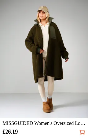 MISSGUIDED Women s Oversized...