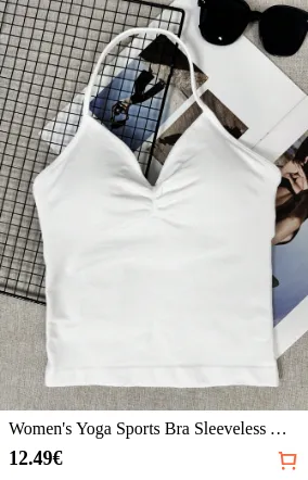 Women s Yoga Sports Bra Sleeveless...
