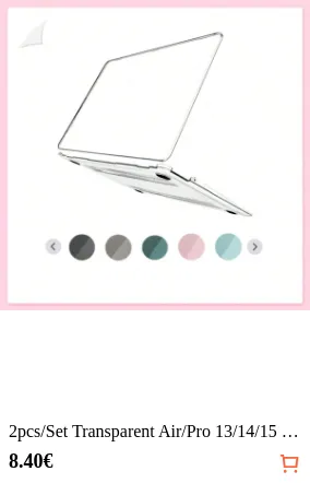 2pcs/Set Transparent Air/Pro 13/14...
