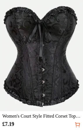Women s Court Style Fitted Corset...