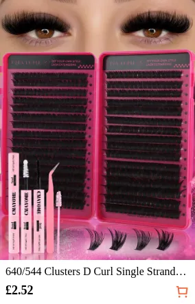 640/544 Clusters D Curl Single...