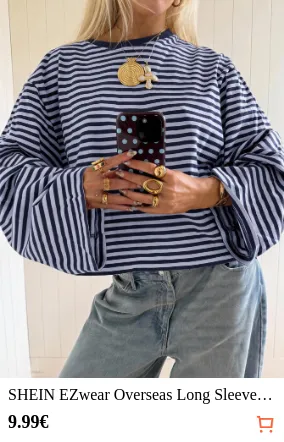 SHEIN EZwear Overseas Long Sleeve...