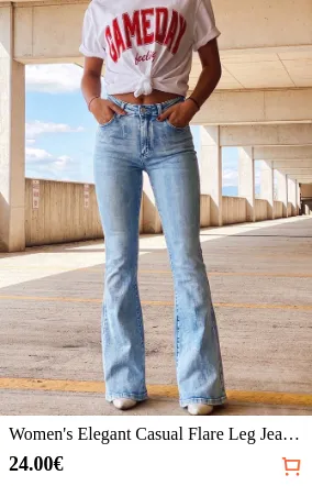 Women s Elegant Casual Flare Leg...