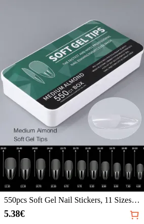 550pcs Soft Gel Nail Stickers 11...