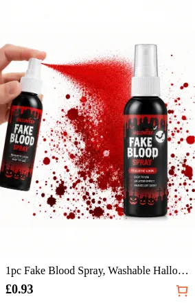 1pc Fake Blood Spray Washable...