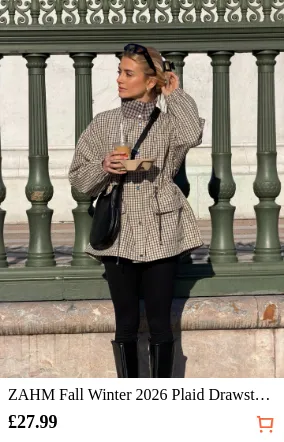 ZAHM Fall Winter 2026 Plaid...