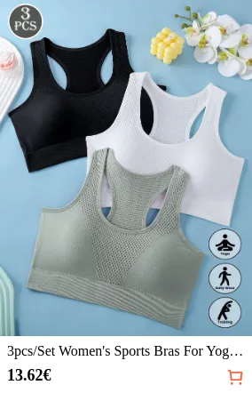 3pcs/Set Women s Sports Bras For...