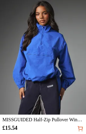 MISSGUIDED Half-Zip Pullover...