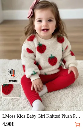 LMoss Kids Baby Girl Knitted Plush...
