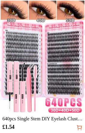 640pcs Single Stem DIY Eyelash...