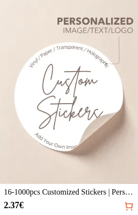 16-1000pcs Customized Stickers |...