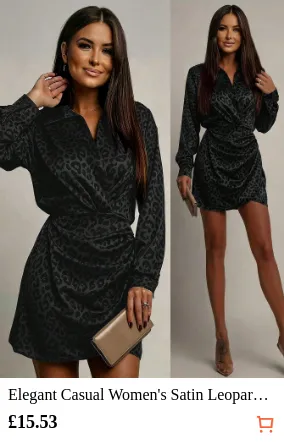 Elegant Casual Women s Satin...