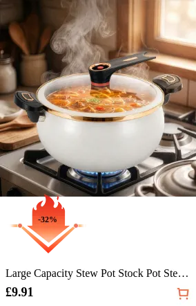 Large Capacity Stew Pot Stock Pot...