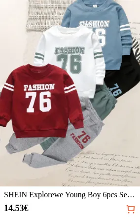 SHEIN Explorewe Young Boy 6pcs Set...