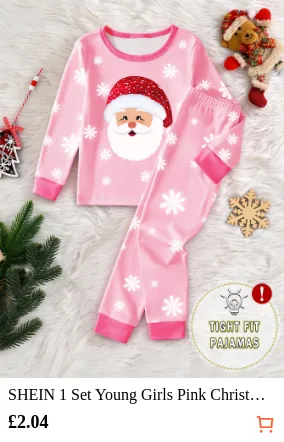 SHEIN 1 Set Young Girls Pink...