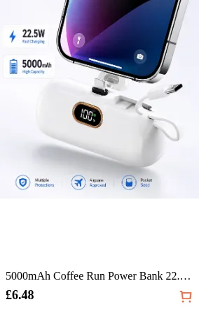 5000mAh Coffee Run Power Bank 22...