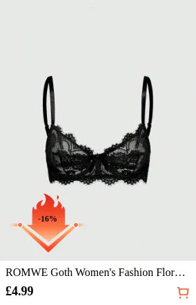 ROMWE Goth Women s Fashion Floral...