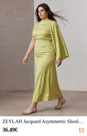 ZEYLAH Jacquard Asymmetric...