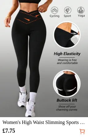 Women s High Waist Slimming Sports...