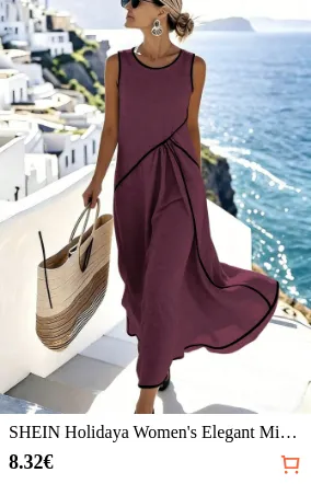 SHEIN Holidaya Women s Elegant...
