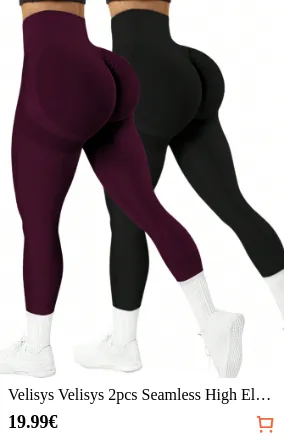 Velisys Velisys 2pcs Seamless High...