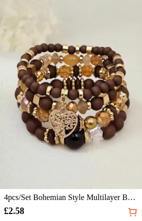 4pcs/Set Bohemian Style Multilayer...
