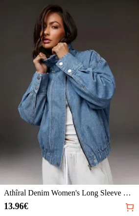 Athîral Denim Women s Long Sleeve...