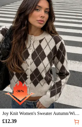 Joy Knit Women s Sweater Autumn...