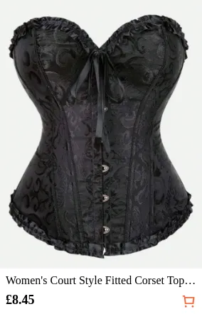 Women s Court Style Fitted Corset...