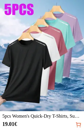 5pcs Women s Quick-Dry T-Shirts...