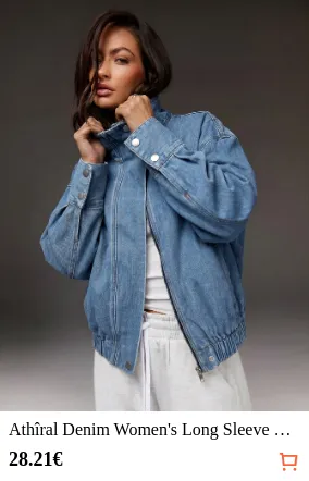 Athîral Denim Women s Long Sleeve...