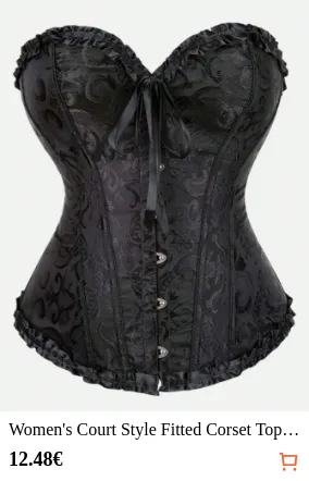 Women s Court Style Fitted Corset...