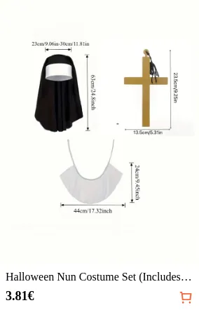 Halloween Nun Costume Set ...