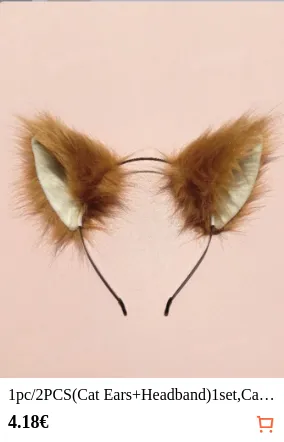 1pc/2PCS(Cat Ears+Headband)1set...