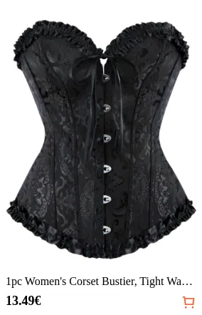 1pc Women s Corset Bustier Tight...