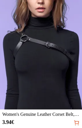 Women s Genuine Leather Corset...