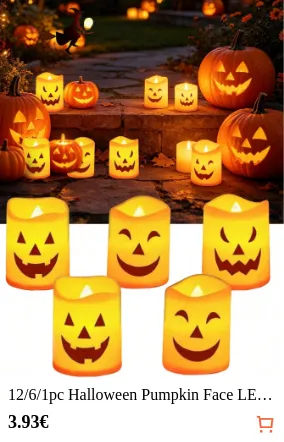 12/6/1pc Halloween Pumpkin Face...