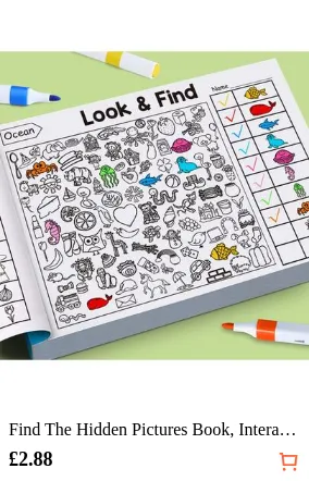Find The Hidden Pictures Book, Interactive Search And Draw Activity Book, Engaging Hide And Seek Themed Pages