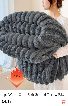 1pc Warm Ultra-Soft Striped Throw Blanket - Machine Washable Polyester,Best For Spring&Autumn,Allergy-Friendly, All-Season Cozy Comfort For Couch, Bed, Or Gift - Mixed Colors, Throw Blanket For Couch, Neutral Home Decor, Hypoallergenic Material,Autumn Decor,Winter Decor,Room Decor,Back To School