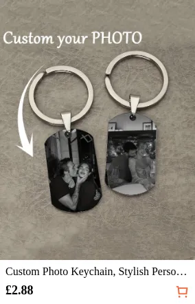 Custom Photo Keychain Stylish...