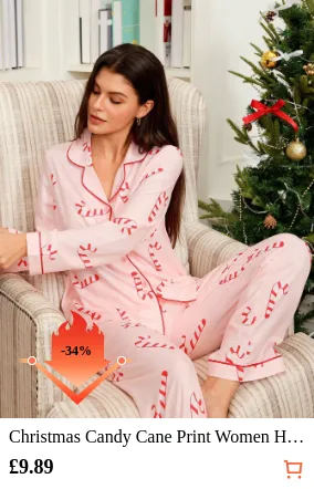 Christmas Candy Cane Print Women...