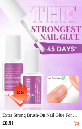 Extra Strong Brush-On Nail Glue...